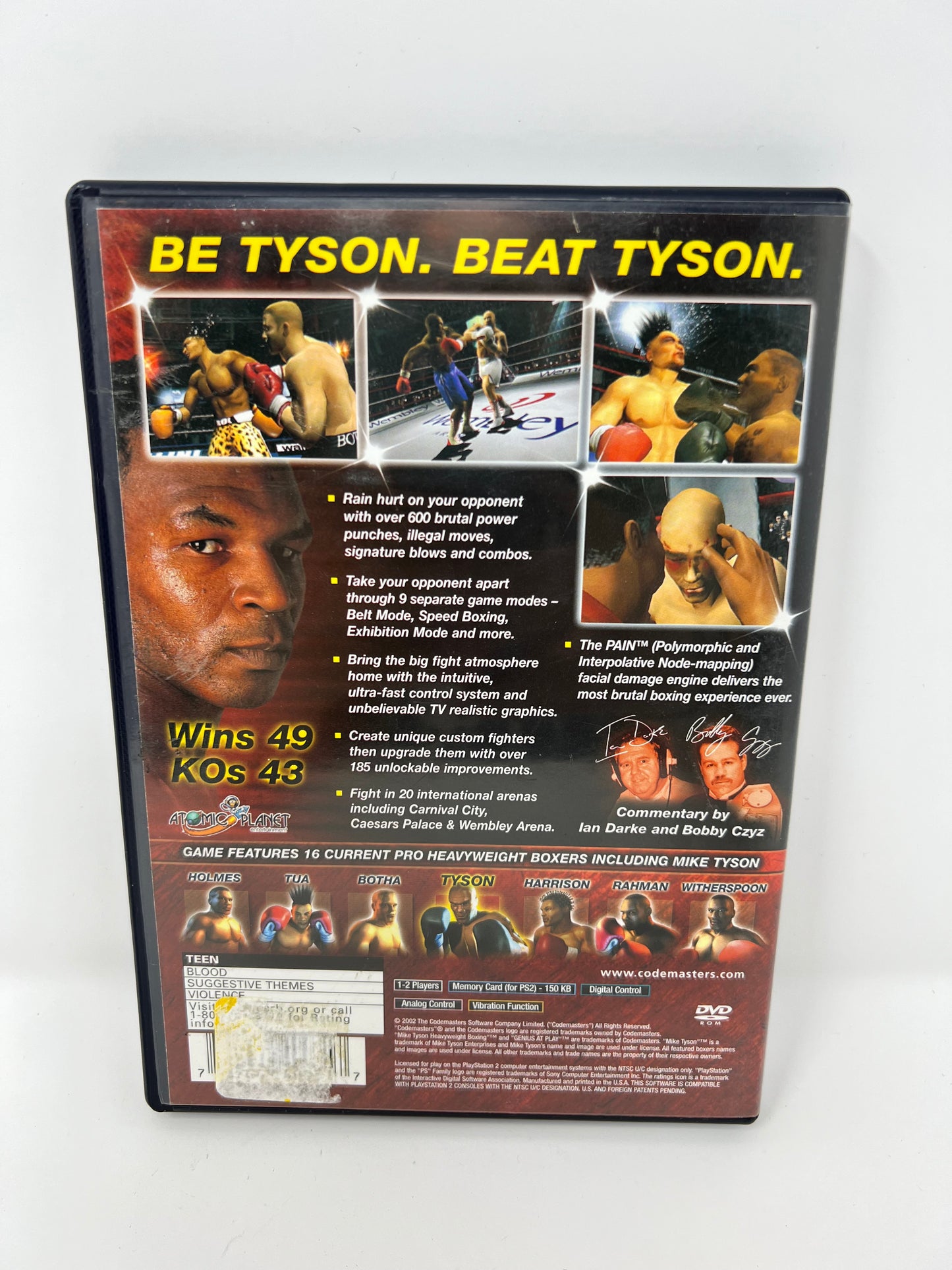 Mike Tyson Heavyweight Boxing - PS2 Game - Used