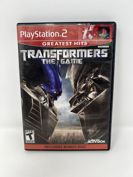 Transformers The Game (Greatest Hits) - PS2 Game - Used