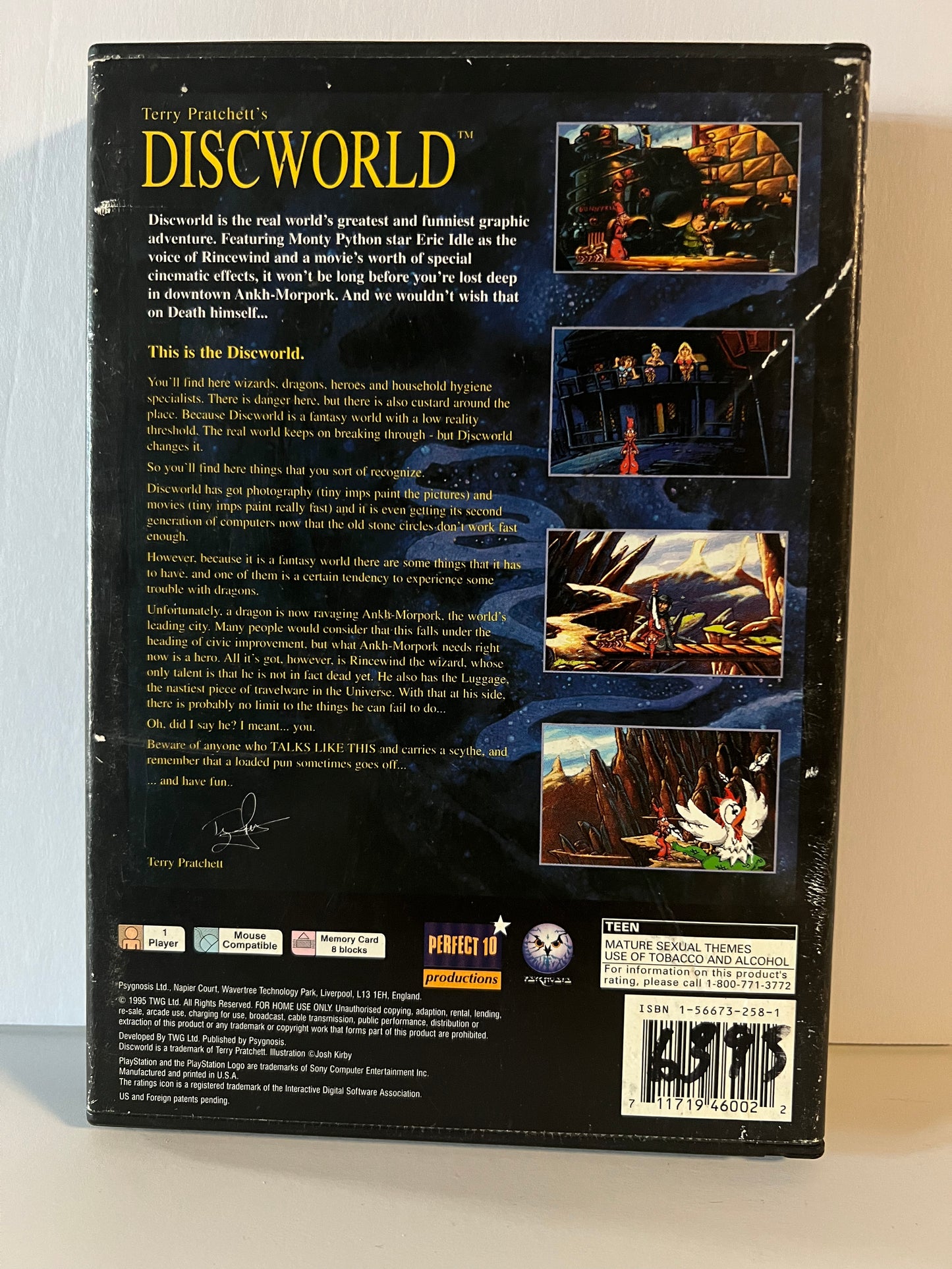Terry Pratchett's Discworld - PS1 Game - Used