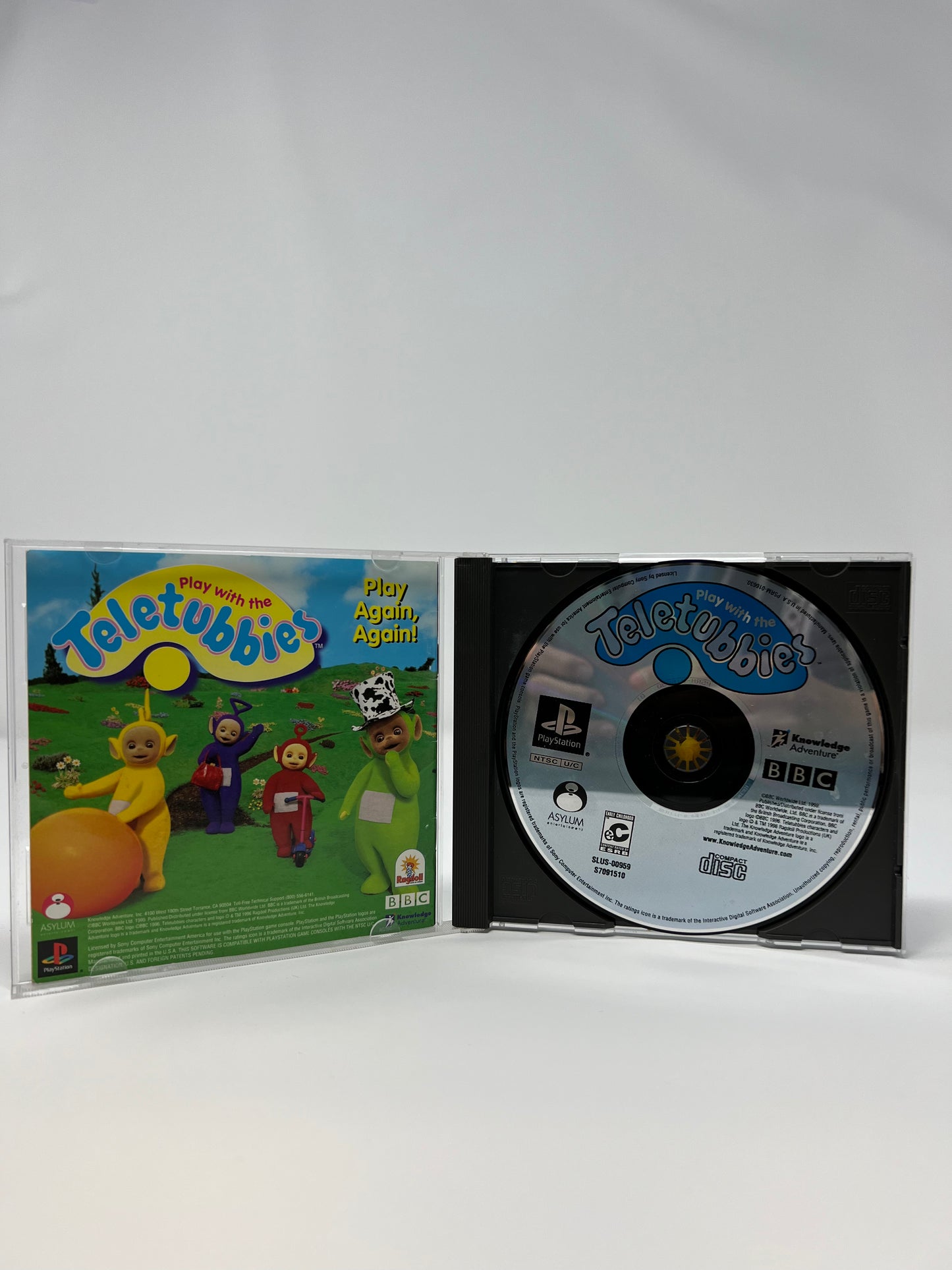 Play with the Teletubbies - PS1 Game - Used