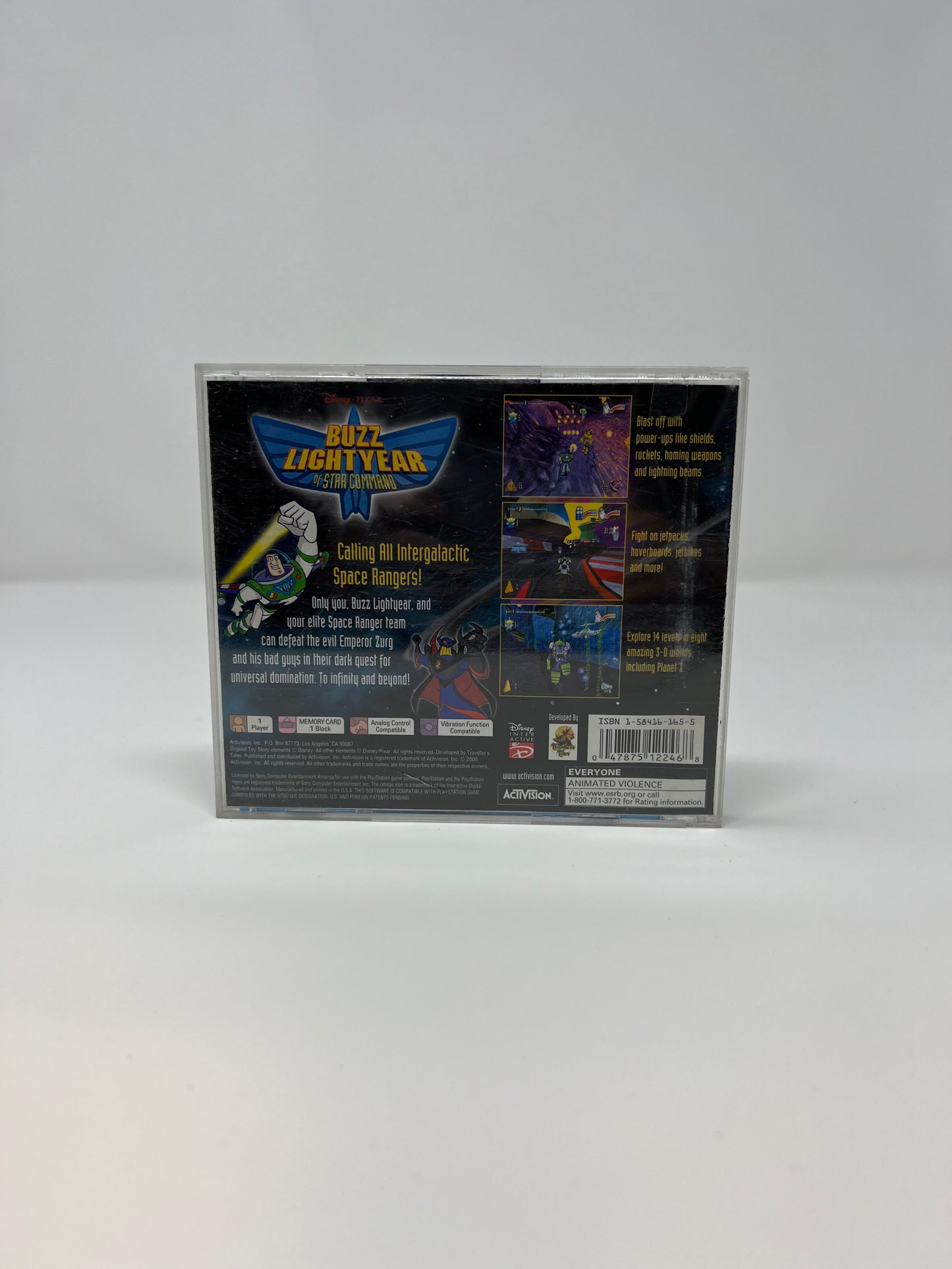 Buzz Lightyear of Star Command - PS1 Game - Used