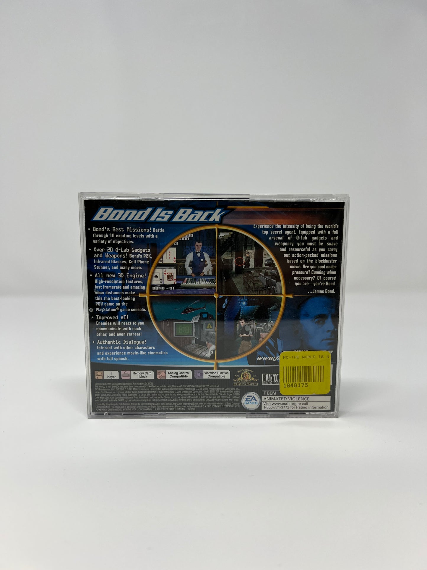 007 The World Is Not Enough - PS1 Game - Used
