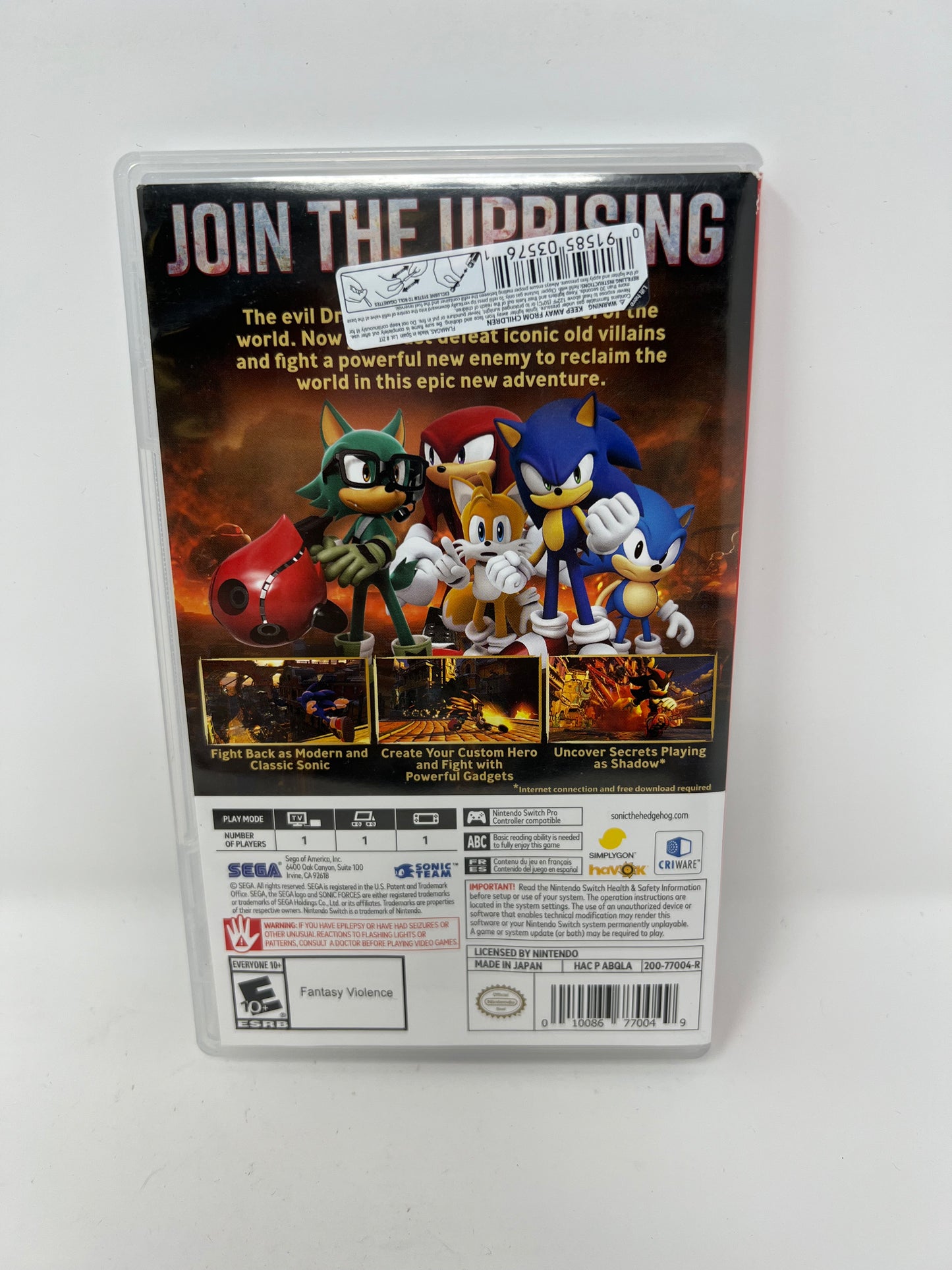 Sonic Forces - Switch - Used