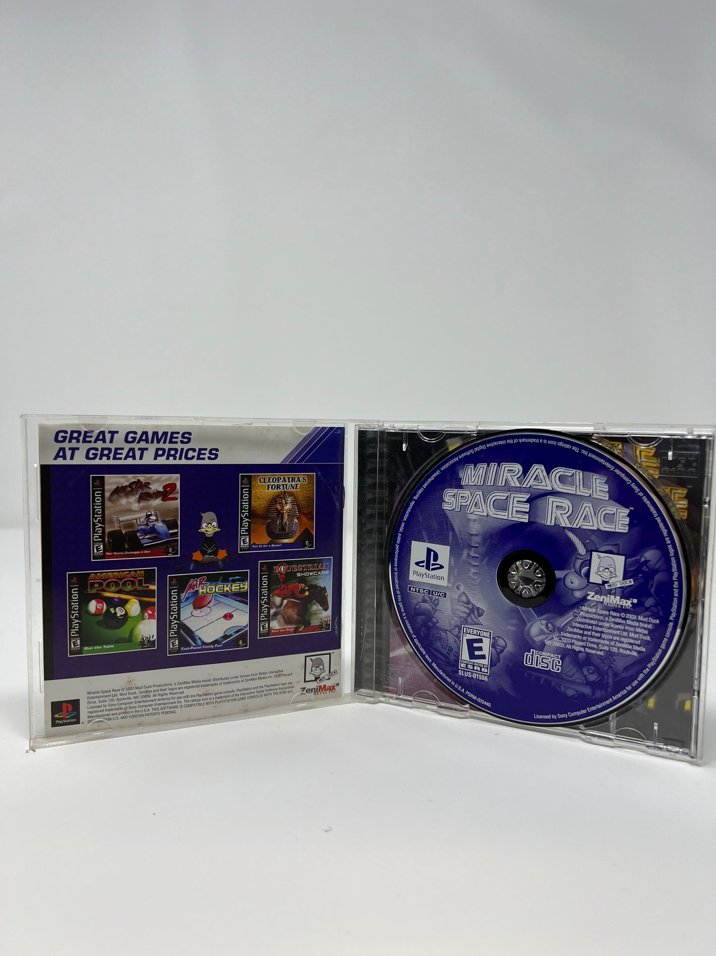 Miracle Space Race - PS1 Game - Used