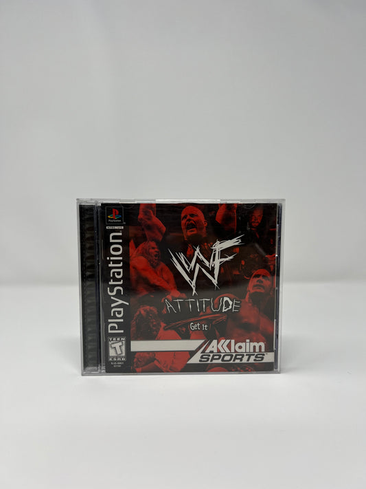 WWF Attitude - PS1 Game - Used