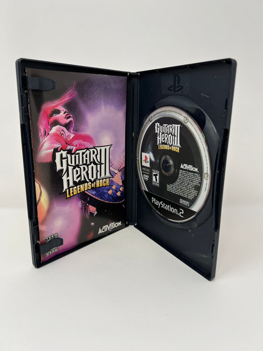 Guitar Hero III Legends of Rock - PS2 Game - Used