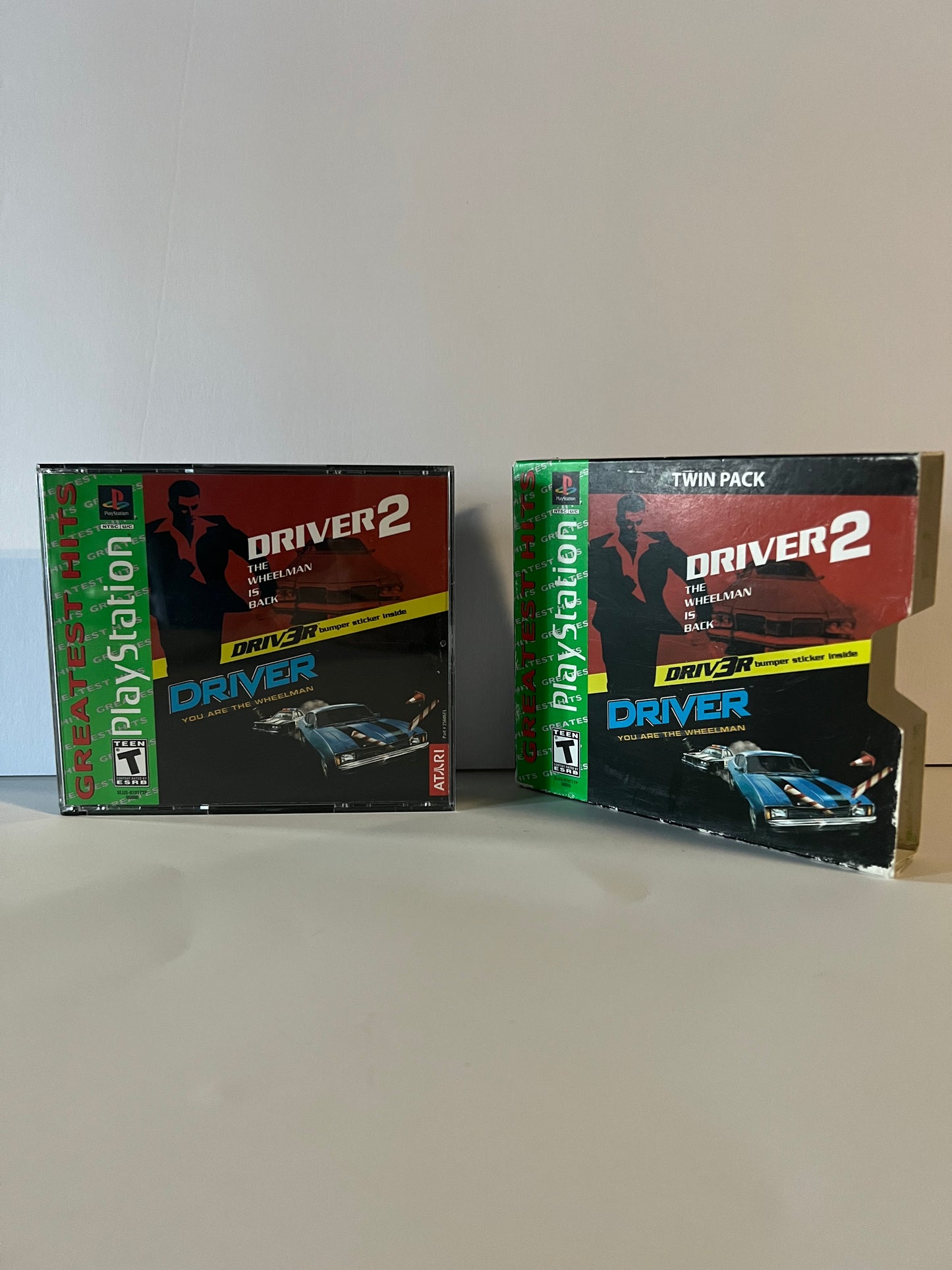 Driver 1 & 2 Twin Pack - PS1 Game - Used