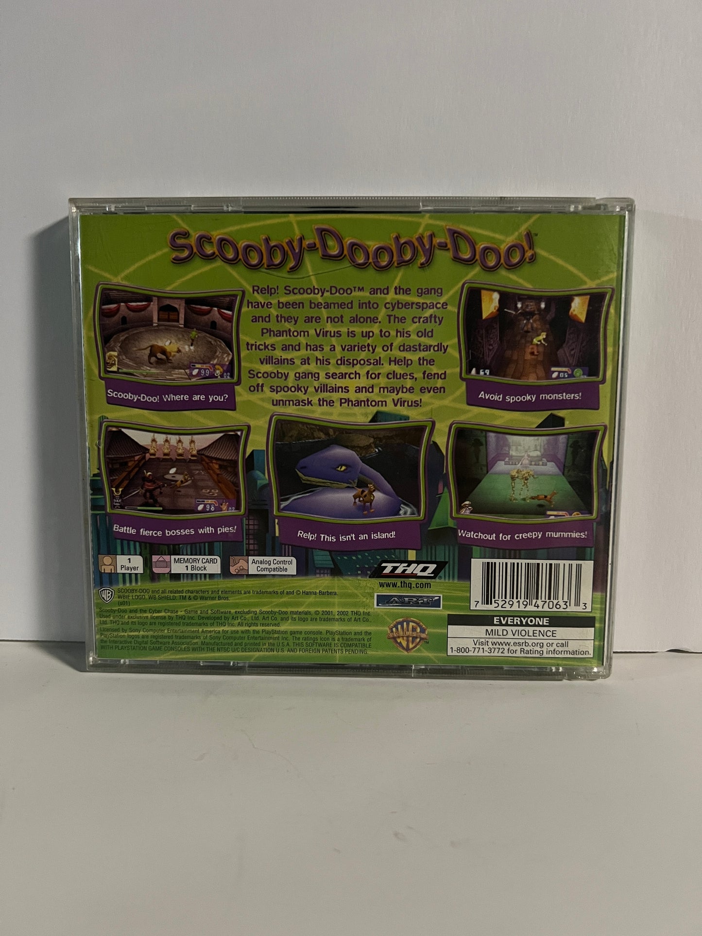 Scooby-doo and the Cyber Chase - PS1 Game - Used