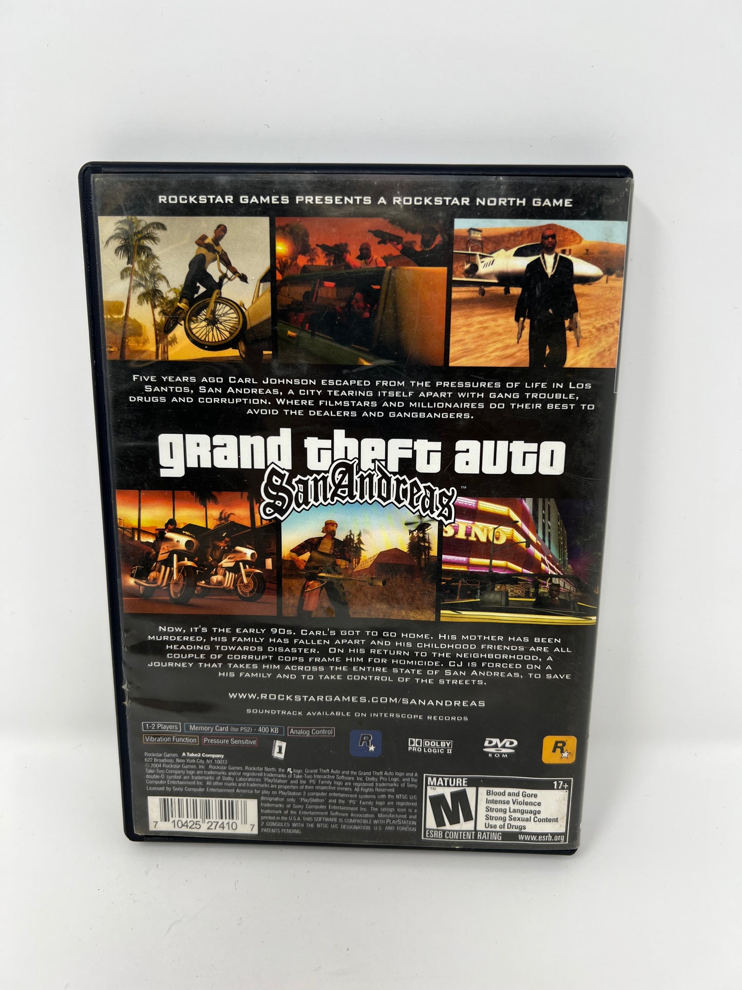 Grand Theft Auto San Andreas - PS2 Game - Used