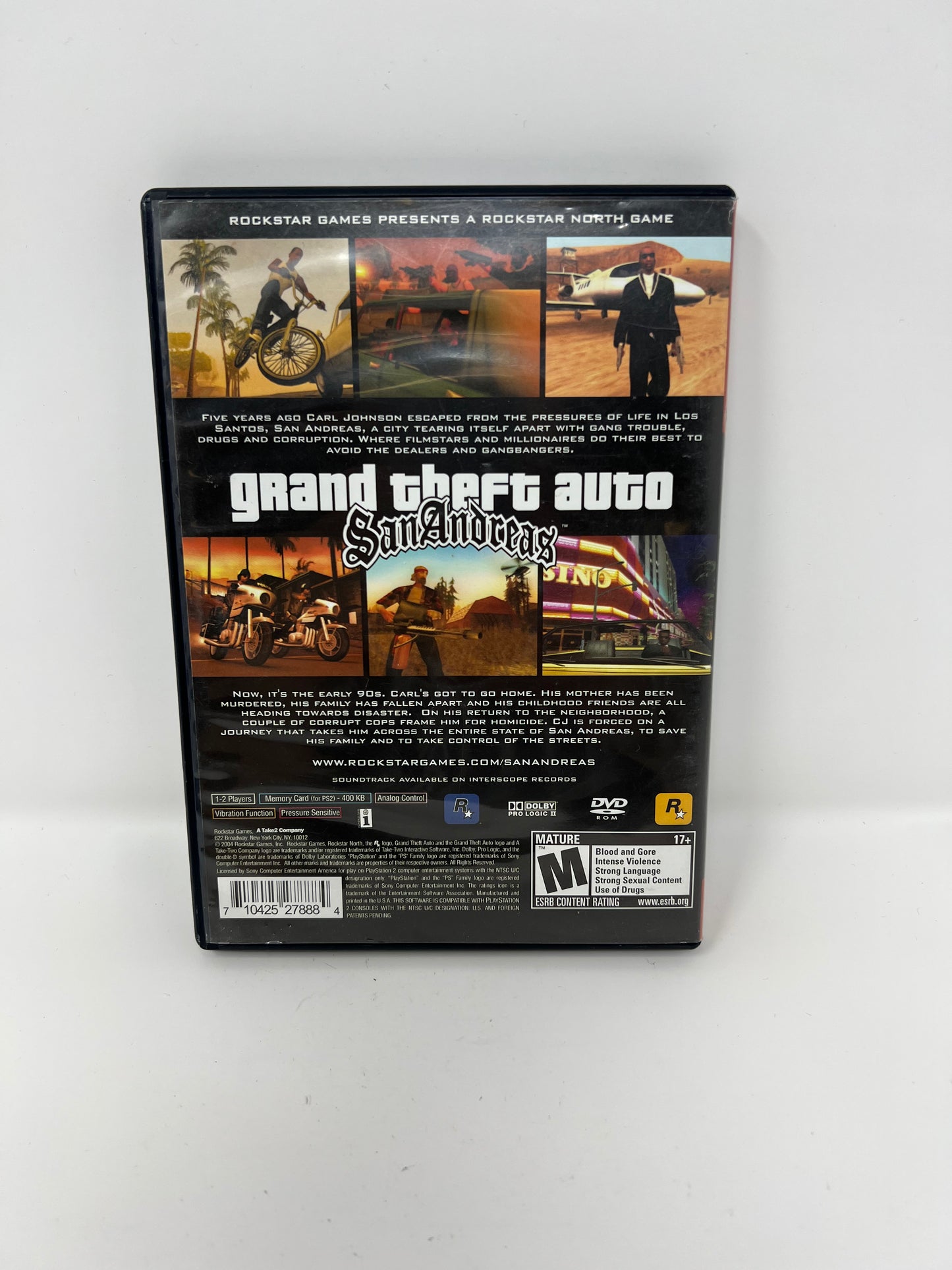 Grand Theft Auto San Andreas (Greatest Hits) - PS2 Game - Used