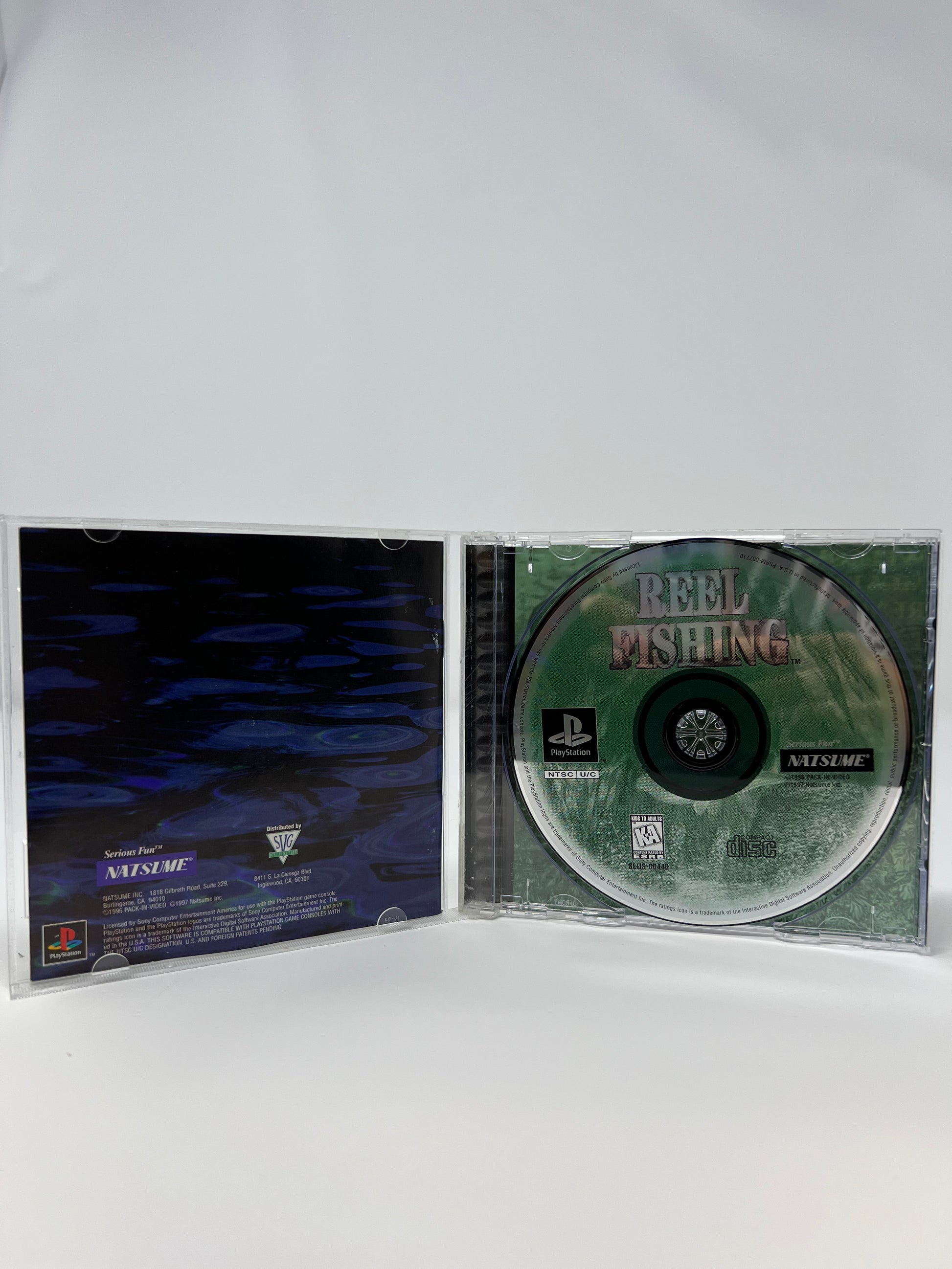 Reel Fishing - PS1 Game - Used