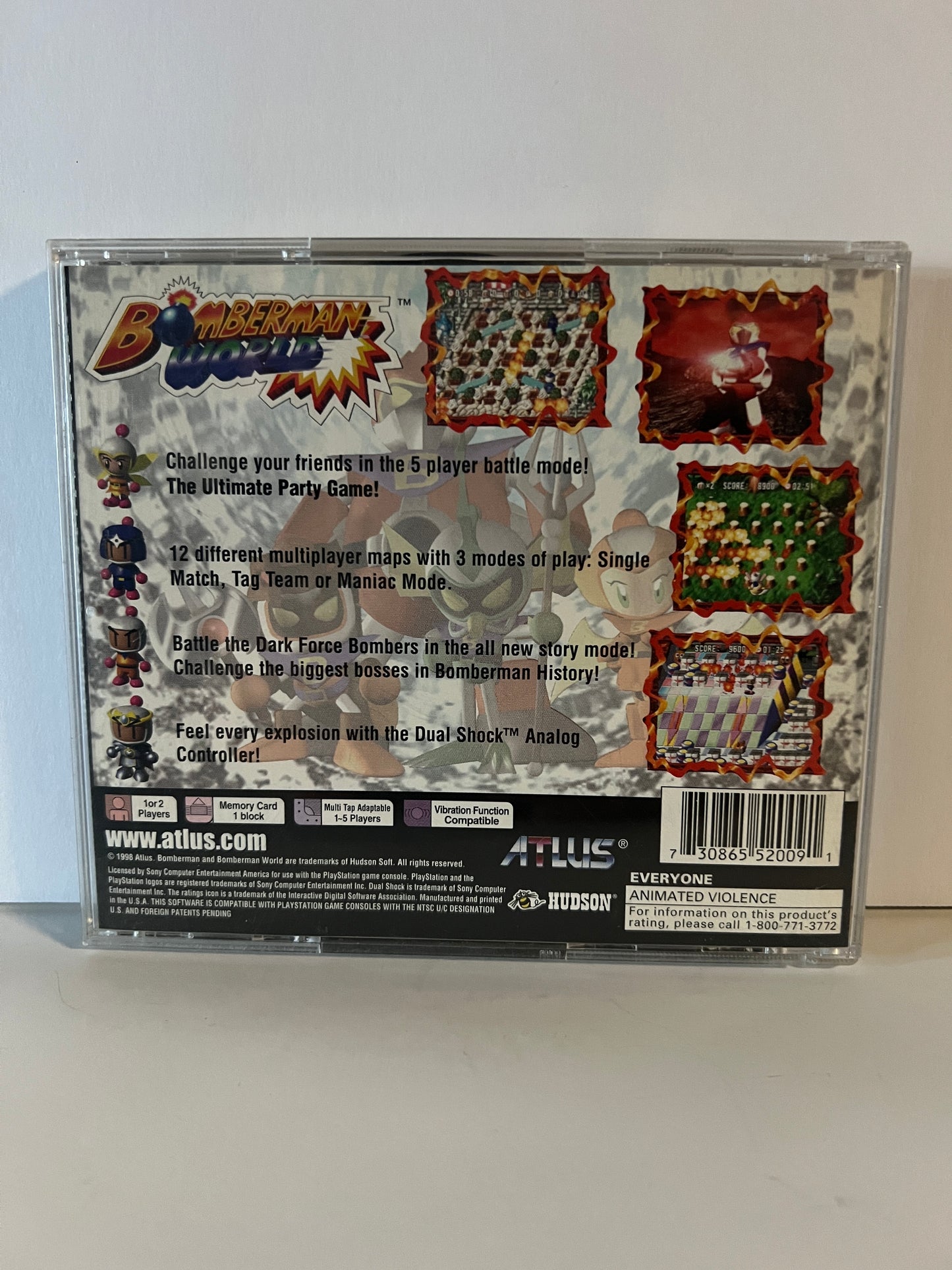 Bomberman - PS1 Game - Used