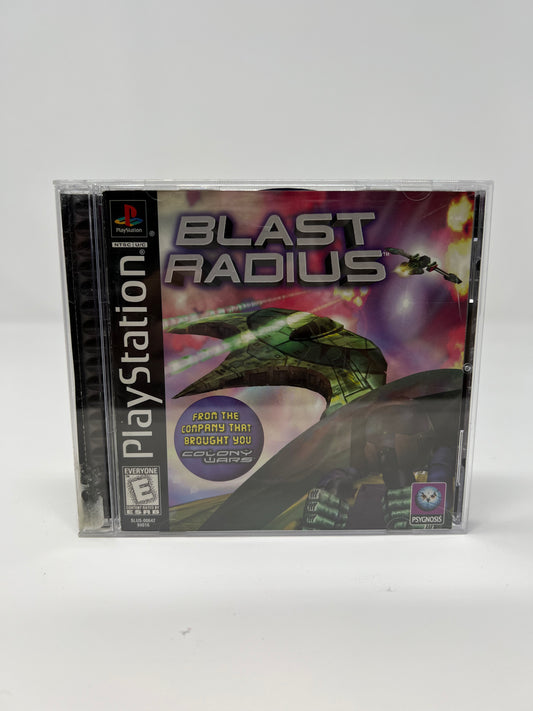 Blast Radius - PS1 Game - Used