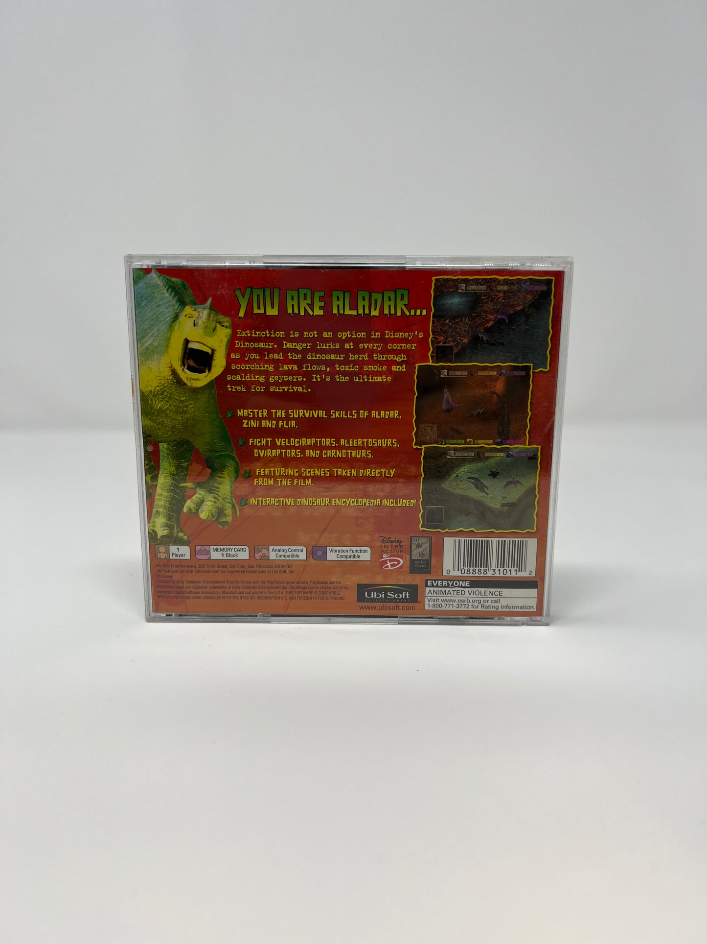 Dinosaur - PS1 Game - Used